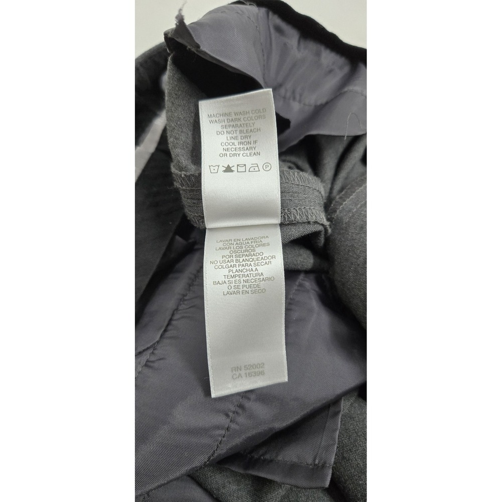 Liz Claiborne Women's Dress Pants Size 6 Audra Gray Straight Mid Rise - Picture 8 of 14